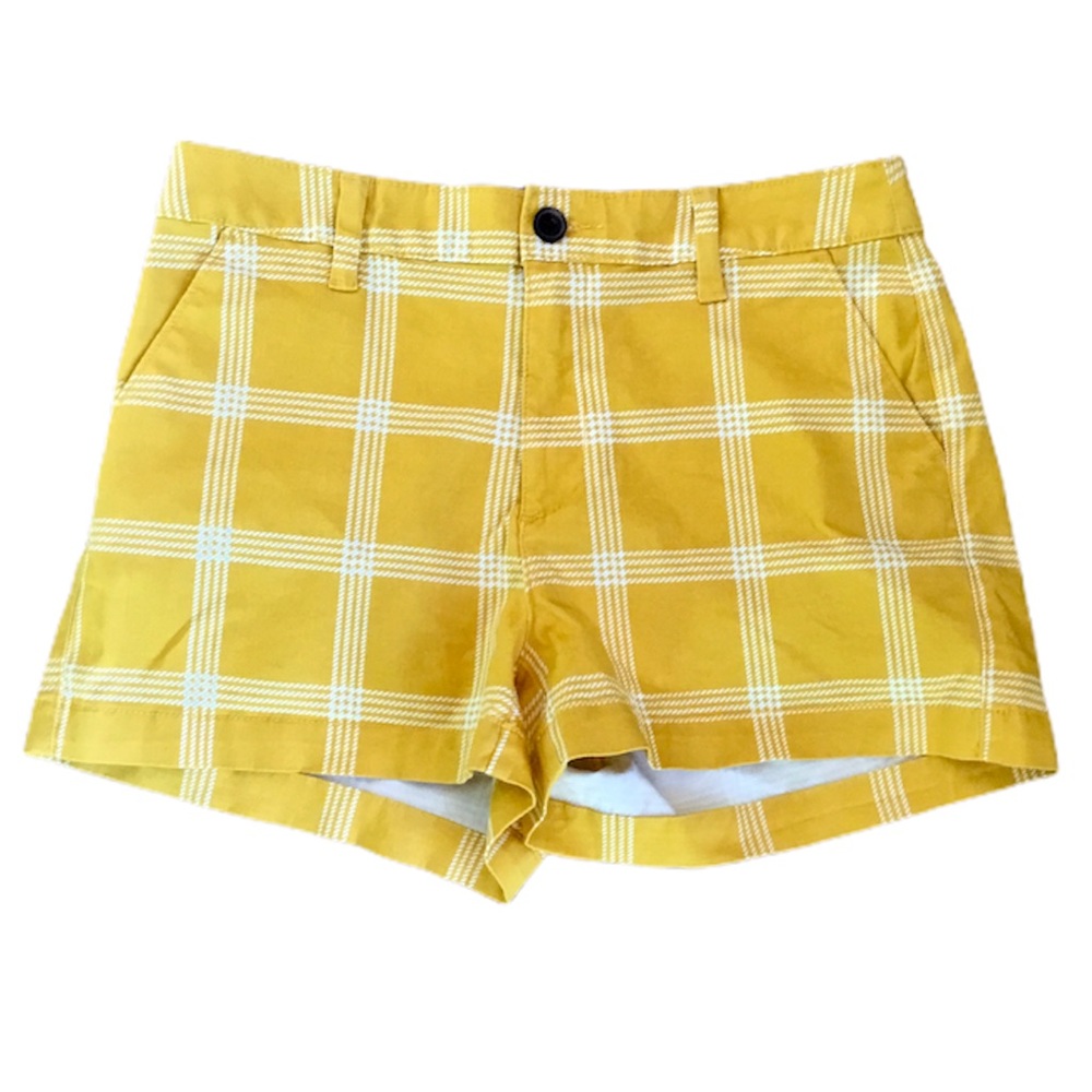 A New Day Ellie Plaid High Rise Shorts, Sz 4